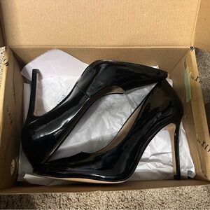 Mix No. 6 Black Patent Stiletto Pumps